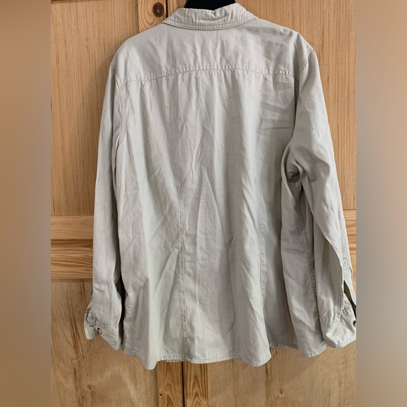 C.E. Schmidt workwear NWT button front barn chores shacket/shirt sz 2x - Picture 3 of 3